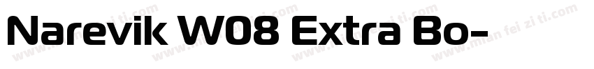 Narevik W08 Extra Bo字体转换